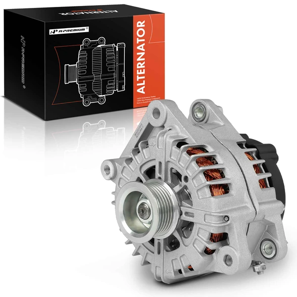 2017-2020 Kia Cadenza Alternator 180A 12V Clockwise 6-Groove Pulley A-Premium APALT1085