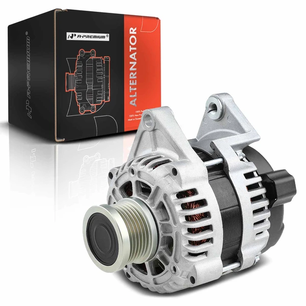 Alternator 100A 12V Clockwise 6-Groove Pulley A-Premium APALT416