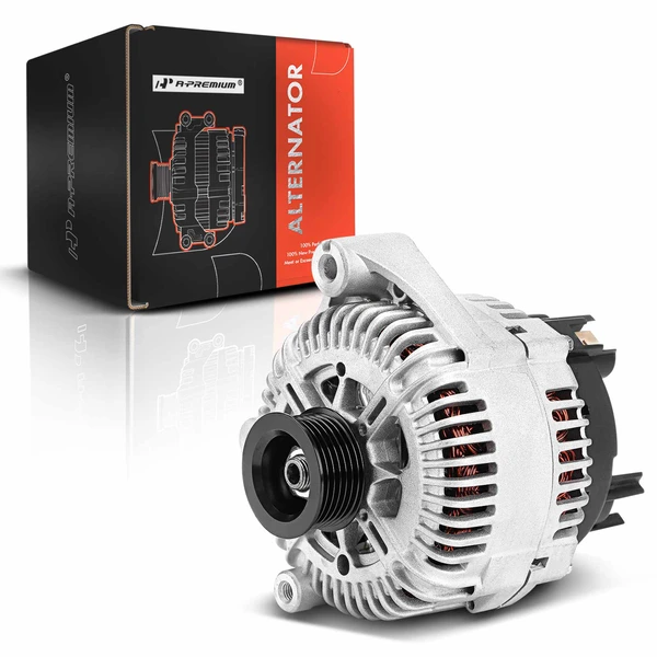 2009-2011 BMW 335d Alternator 170A 12V Clockwise 6-Groove Pulley A-Premium APALT419