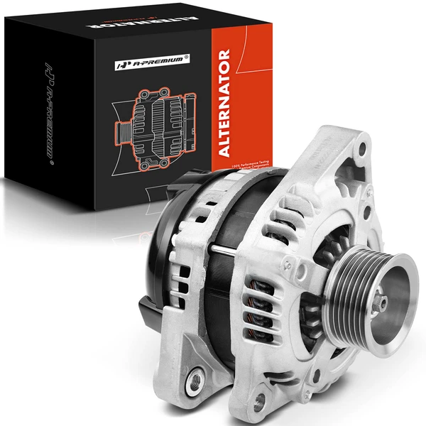 2012-2015 Honda Crosstour Alternator 130A 12V Clockwise 7-Groove Pulley A-Premium APALT429