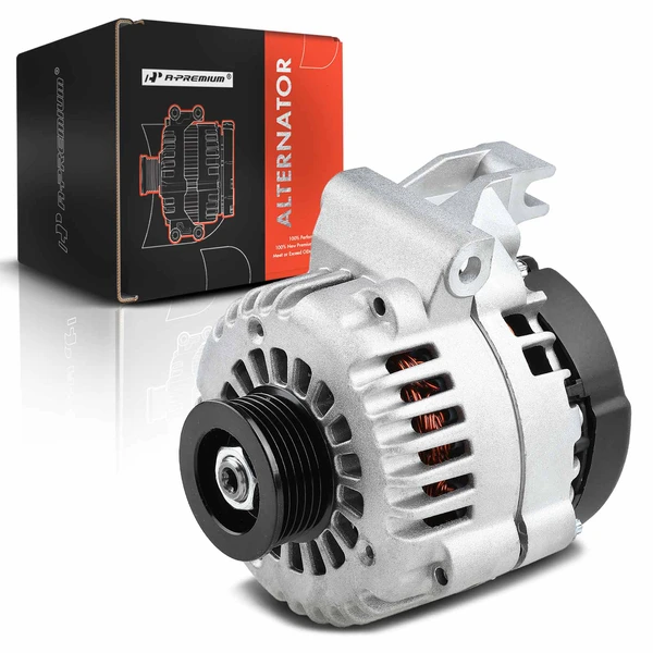 1999-2003 Pontiac Grand Prix Alternator 110A 12V Clockwise 6-Groove Pulley A-Premium APALT435