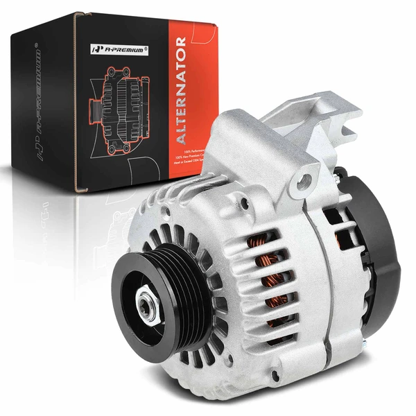 2000-2001 Chevrolet Impala Alternator 102A 12V Clockwise 6-Groove Pulley A-Premium APALT441