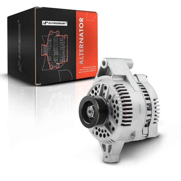 1992 Ford E-150 Econoline Alternator 130A 12V Clockwise 6-Groove Pulley A-Premium APALT445