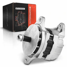 Alternator, 130A 12V Bi-Directional Without Pulley-Groove Pulley, A-Premium APALT463