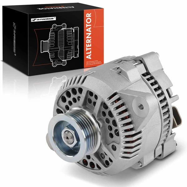 1991-1996 Mercury Tracer Alternator 95A 12V Clockwise 6-Groove Pulley A-Premium APALT1104