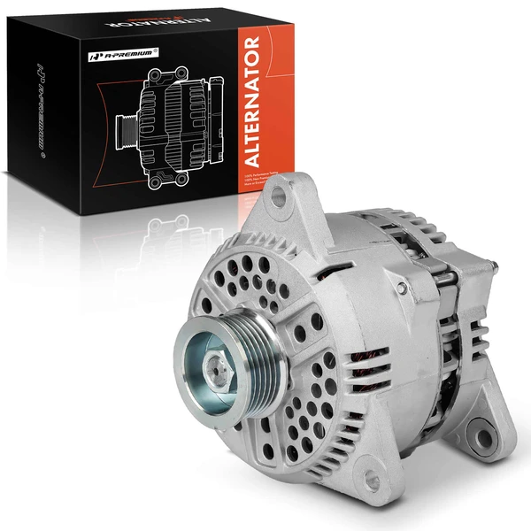 1995-1997 Mercury Mystique Alternator 130A 12V Clockwise 6-Groove Pulley A-Premium APALT1108