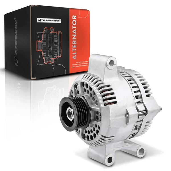 1998-2003 Ford Escort Alternator 95A 12V Clockwise 6-Groove Pulley A-Premium APALT481