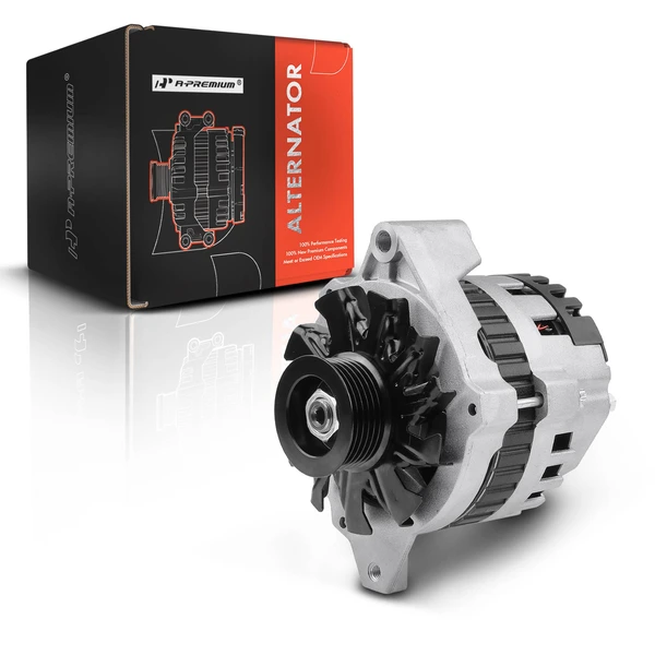 1989-1993 Chevrolet P30 Alternator 105A 12V Clockwise 6-Groove Pulley A-Premium APALT499