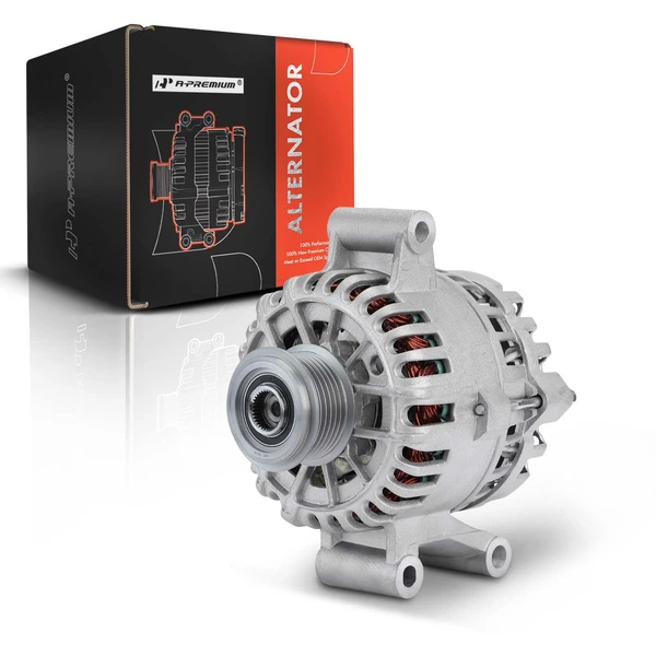 2005-2006 Ford Focus Alternator 110A 12V Clockwise 6-Groove Pulley A-Premium APALT599