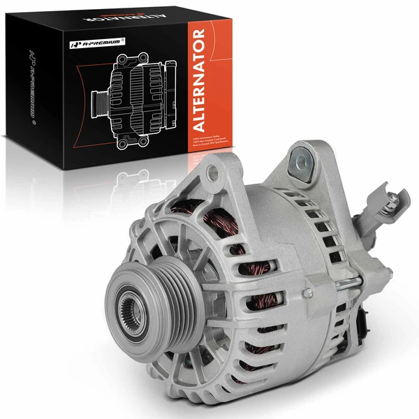 2004 Ford Focus Alternator 110A 12V Clockwise 6-Groove Pulley A-Premium APALT1121