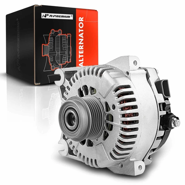 2004 Ford Mustang Alternator 130A 12V Clockwise 6-Groove Pulley A-Premium APALT603