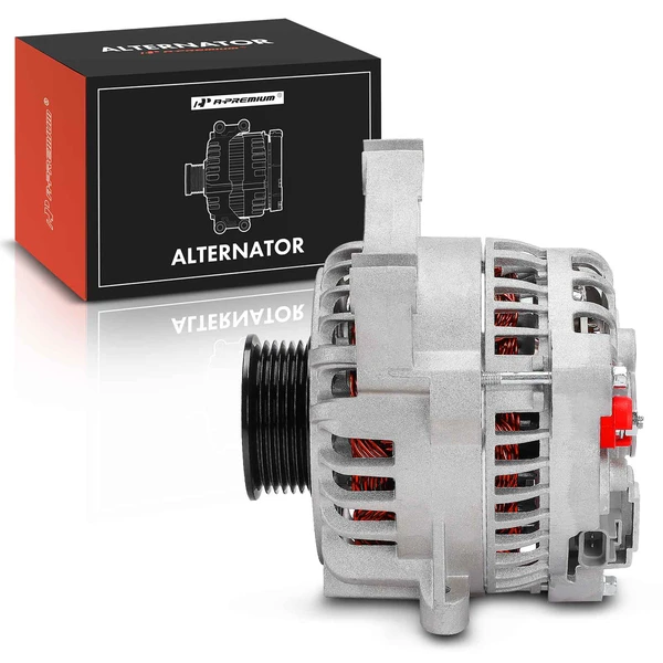 2006-2008 Mercury Mountaineer Alternator 135A 12V Clockwise 6-Groove Pulley A-Premium APALT609