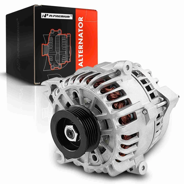 2004-2008 Ford E-250 Alternator 135A 12V Clockwise 6-Groove Pulley A-Premium APALT614