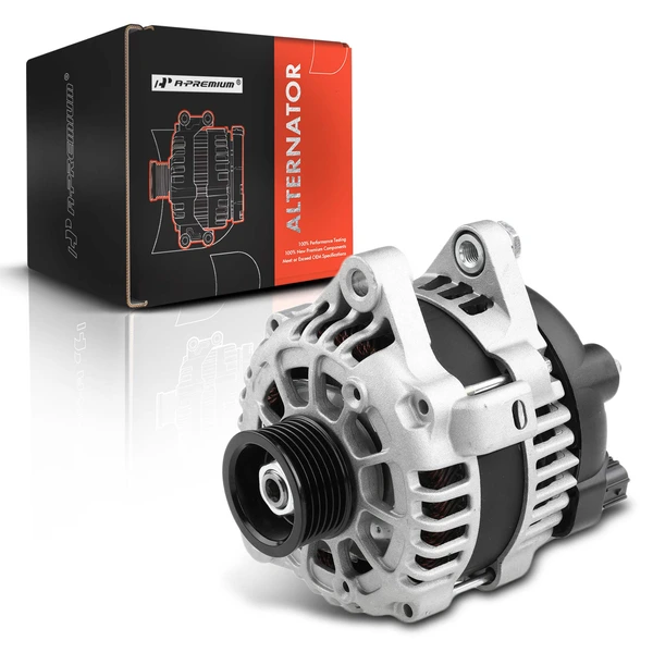 2012-2014 Kia Sorento Alternator 150A 12V Clockwise 6-Groove Pulley A-Premium APALT619