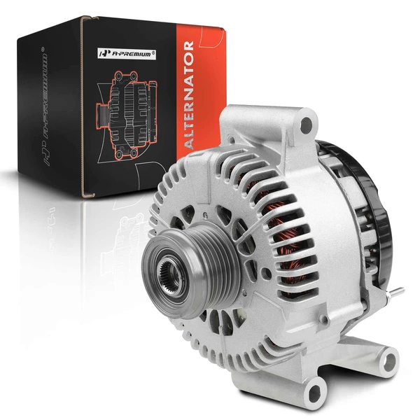 2005-2007 Ford Focus Alternator 120A 12V Clockwise 6-Groove Pulley A-Premium APALT626