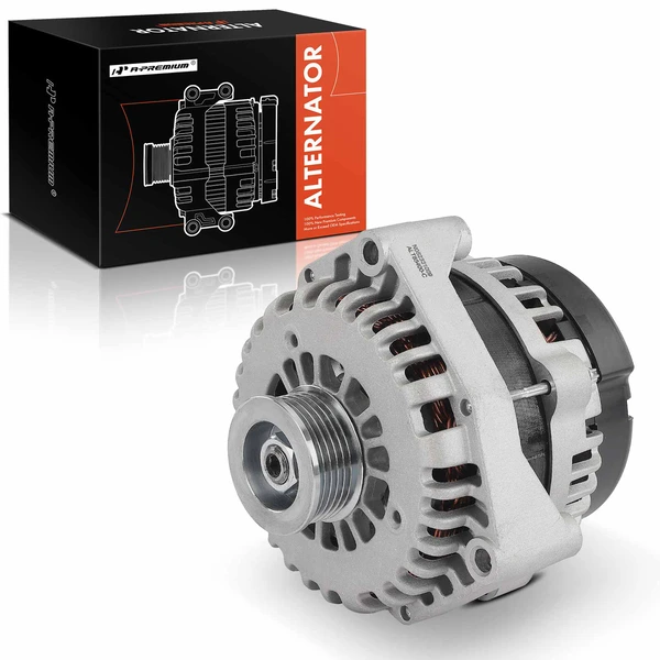 2006-2009 GMC C5500 Topkick Alternator 150A 12V Clockwise 6-Groove Pulley A-Premium APALT1124