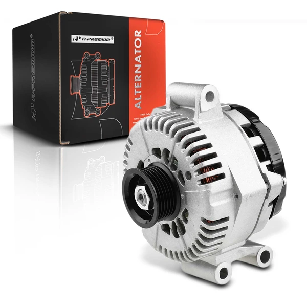 2001-2004 Mercury Mountaineer Alternator 130A 12V Clockwise 6-Groove Pulley A-Premium APALT649