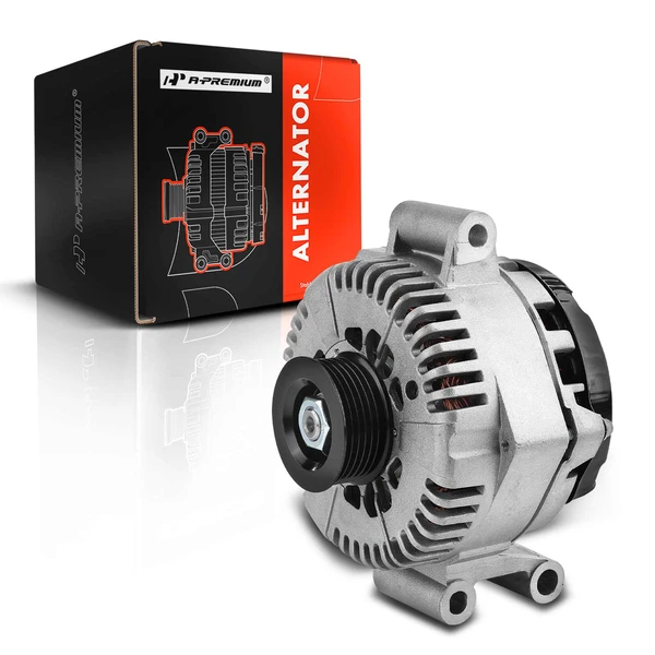 1997-2001 Mercury Mountaineer Alternator 130A 12V Clockwise 6-Groove Pulley A-Premium APALT650