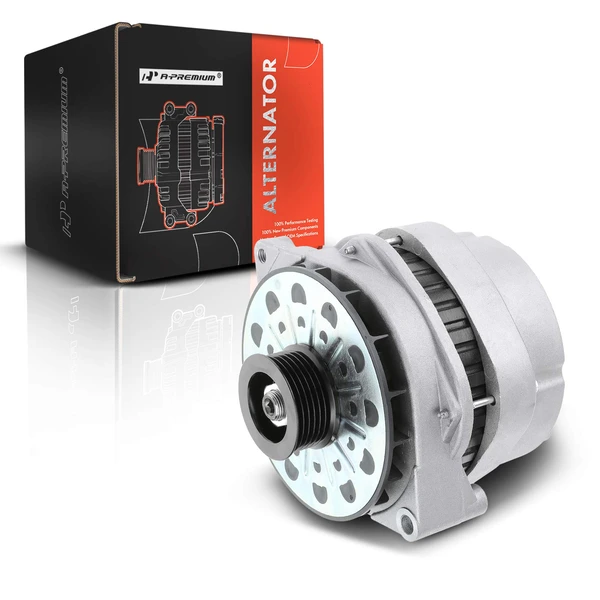 1993-1996 Chevrolet Corvette Alternator 140A 12V Clockwise 6-Groove Pulley A-Premium APALT524