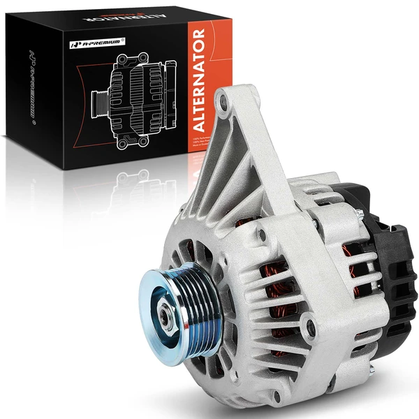 1997-1998 Buick Park Avenue Alternator 105A 12V Clockwise 6-Groove Pulley A-Premium APALT1242