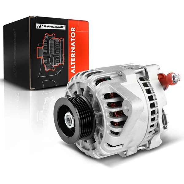 Alternator 105A/110A 12V Clockwise 6-Groove Pulley A-Premium APALT563