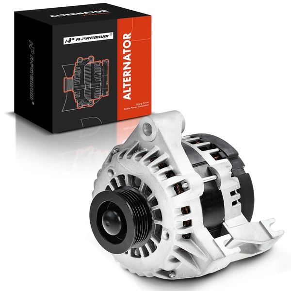 Alternator 125A 12V Clockwise 6-Groove Pulley A-Premium APALT570