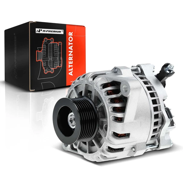 2003-2004 Ford Mustang Alternator 110A 12V Clockwise 8-Groove Pulley A-Premium APALT580