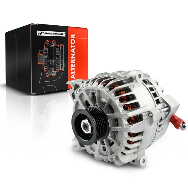 2005-2008 Mercury Grand Marquis Alternator 135A 12V Clockwise 6-Groove Pulley A-Premium APALT587