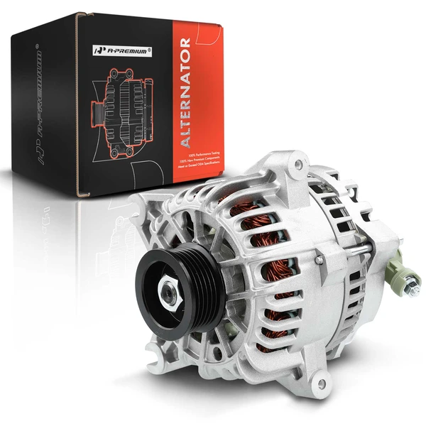 2004-2008 Ford F-150 Alternator 110A 12V Clockwise 6-Groove Pulley A-Premium APALT590