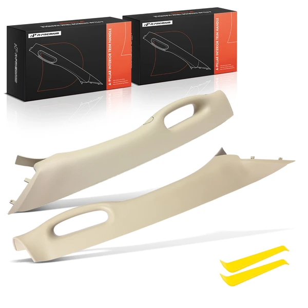 2 Pcs Front A Pillar Interior Trim Handle for Dodge Ram 1500 2002-2009 2500 2003-2009