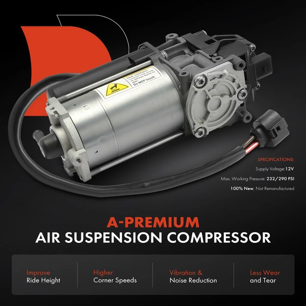 Air Suspension Compressor for Audi A6 A6 allroad 2020-2023 S6 RS6 RS7 Sportback
