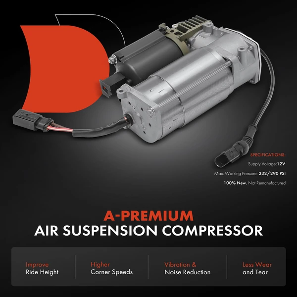 Air Suspension Compressor for Ram 2500 2014-2022 3500 2014-2022