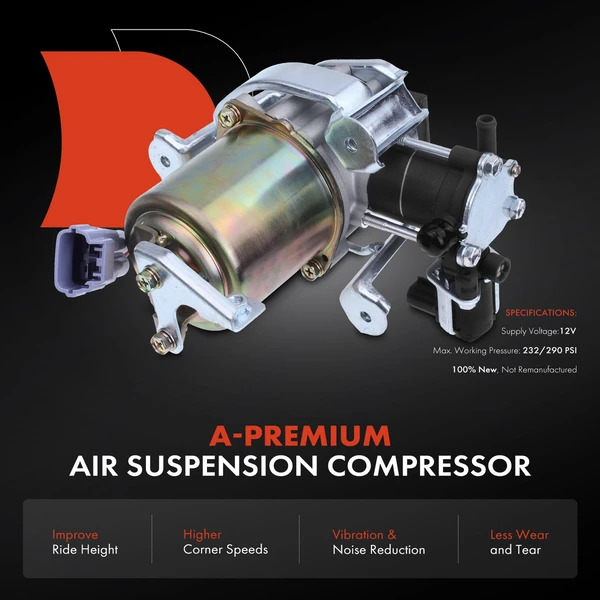 Air Suspension Compressor without Bracket for Lexus RX300 00-03 RX330 RX350