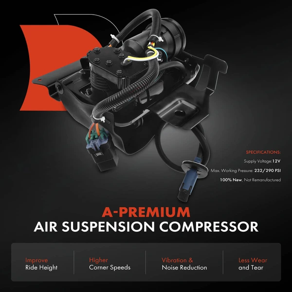Air Suspension Compressor for Buick Terraza 05-07 Chevrolet Pontiac