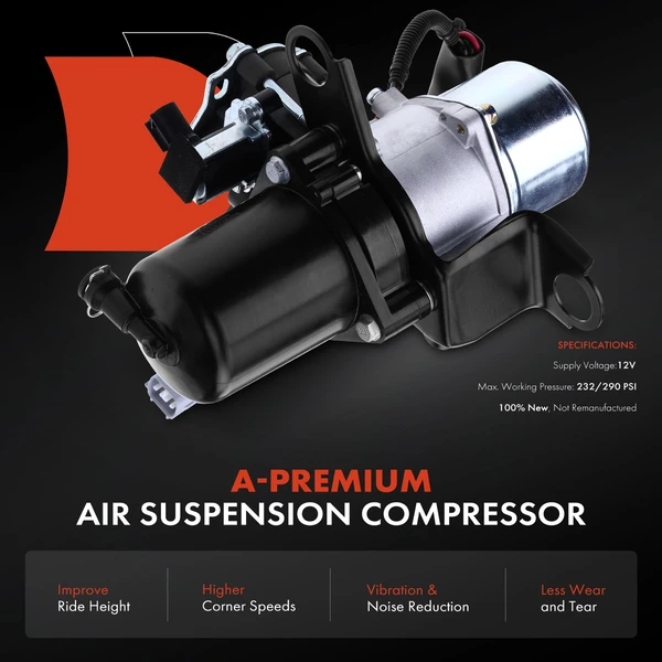 Air Suspension Compressor for Lexus LS460 07-17 LS600H 4.6L 5.0L