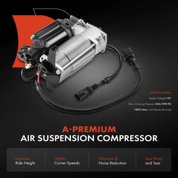 Air Suspension Compressor for Audi Allroad Quattro 01-05 Wagon