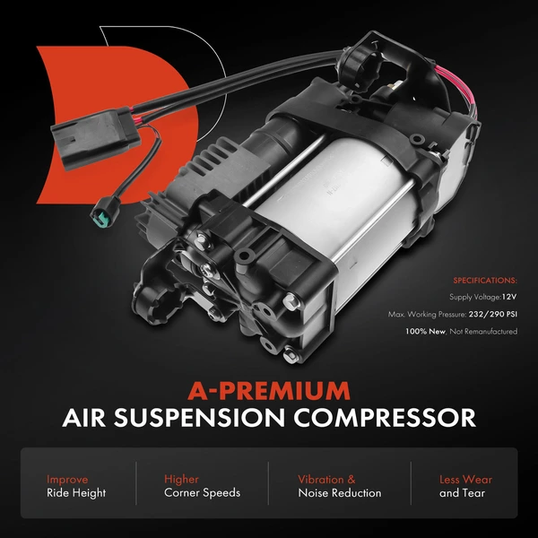 Air Suspension Compressor for Tesla S 2012-2017 Sedan ELECTRIC