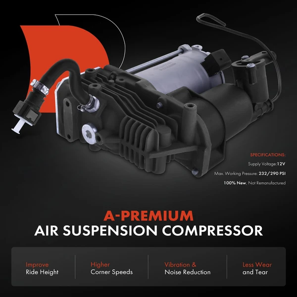 Air Suspension Compressor for BMM E70 X5 2007-2013 E71 X6 2008-2014