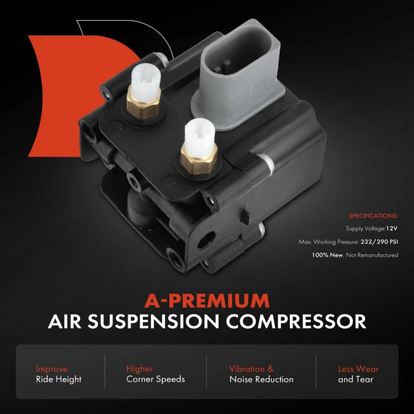 Air Suspension Compressor Valve Block for BMW E70 X5 2007-2013 E61