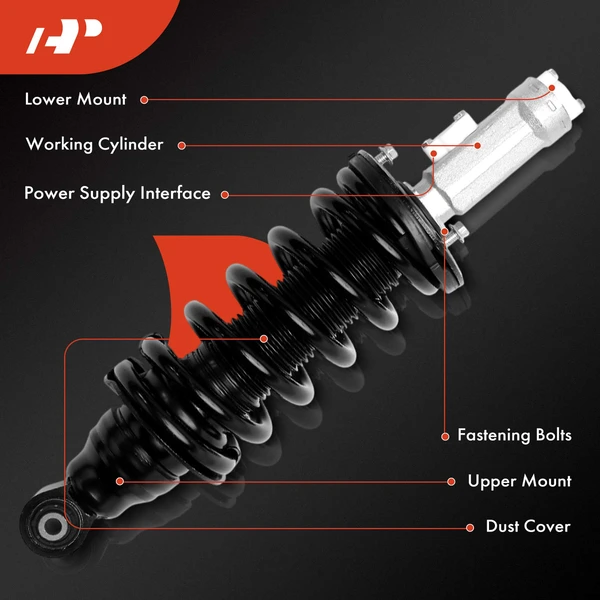 Front Driver Air Suspension Strut Assy for INFINITI QX56 2011-2013 QX80 2014-2021