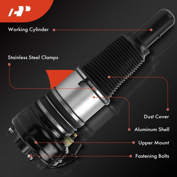 Front Driver or Passenger Air Suspension Strut for Audi A6 2012-2018 A7 Quattro