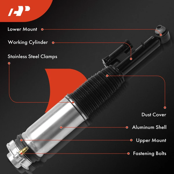 Rear Driver Air Suspension Shock Strut with EDC for Rolls-Royce Cullinan 2019-2023