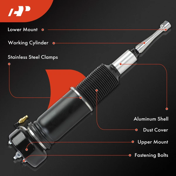 Front Driver or Passenger Air Suspension Shock Strut for Rolls-Royce Phantom 2004-2007 2011-2014 GAS