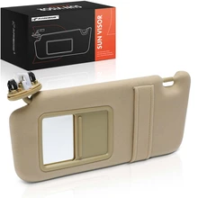 Driver Beige Sun Visor with Mirror for 2007-2011 Toyota Camry