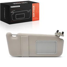 Passenger Beige Sun Visor with Mirror for 2007-2011 Toyota Camry