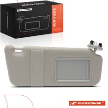 Passenger Gray Sun Visor with Sunroof Mirror for 2007-2011 Toyota Camry