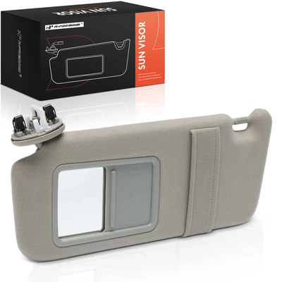 Driver Gray Sun Visor with Sunroof with Mirror