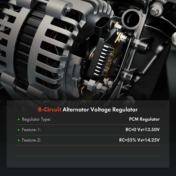 Alternator Voltage Regulator for Ford F-150 2010-2014 F-250 Super Duty 2011-2015