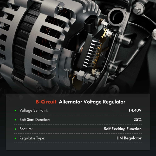 14.4V Alternator Voltage Regulator Bearing Brush Holder for Honda CR-V Civic LIN