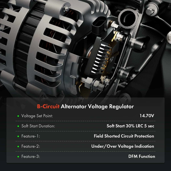 14.70V Alternator Voltage Regulator for Chevy Silverado 1500 HD GMC Savana 1500
